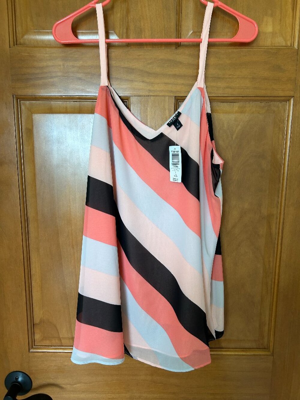 Torrid - Sophie Chiffon Swing Cami - Erin Stripe - 1X